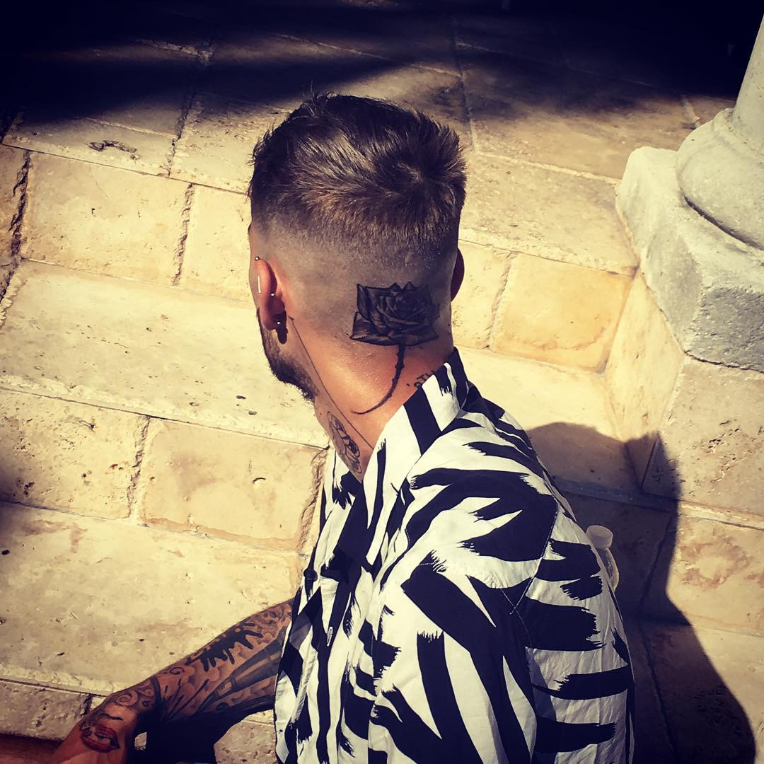 Zayn Malik Gets Massive Rose Tattoo on His Head After Gigi Hadid Split